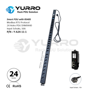 24 Holes Germany SIPDU with RS-485 Input Schuko 16A