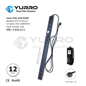 12 Holes Germany SIPDU with RS-485 Input Schuko 16A