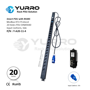 20 Holes Germany SIPDU with RS-485 Input Ceeform 16A