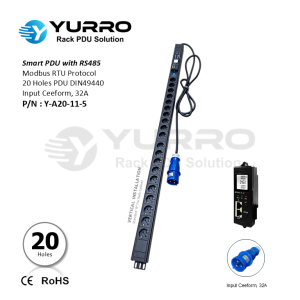 20 Holes Germany SIPDU with RS-485 Input Ceeform 32A