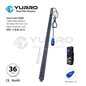 1 Phase 32A, 36 Holes IEC C13 Intelligent PDU with SNMP