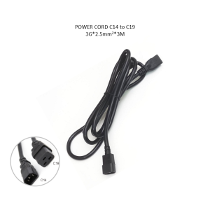 Power Cord C14 to C19, 3x2.5mmx3Meter